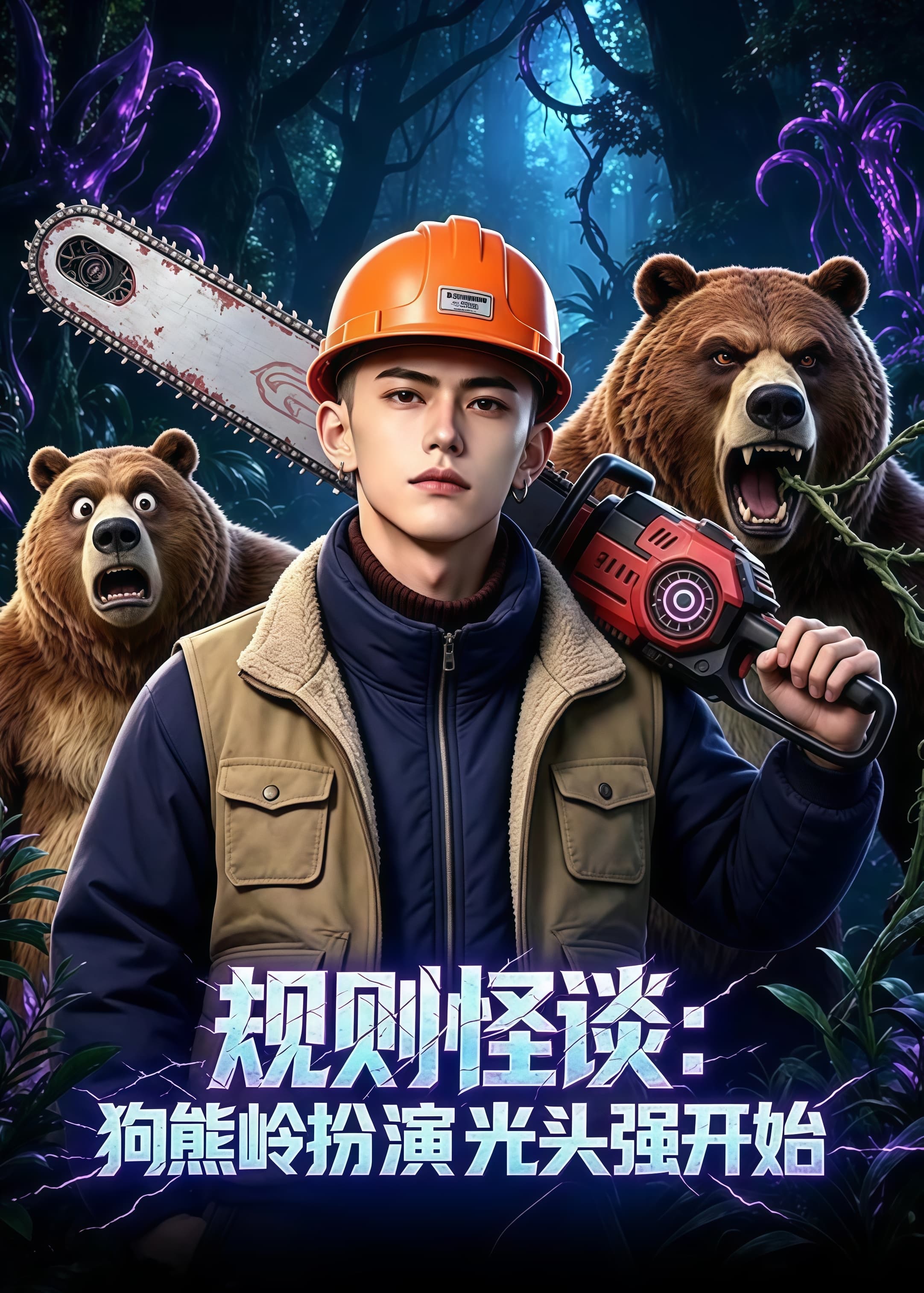 规则怪谈：狗熊岭扮演光头强开始海报