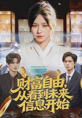 财富自由，从看到未来信息开始海报
