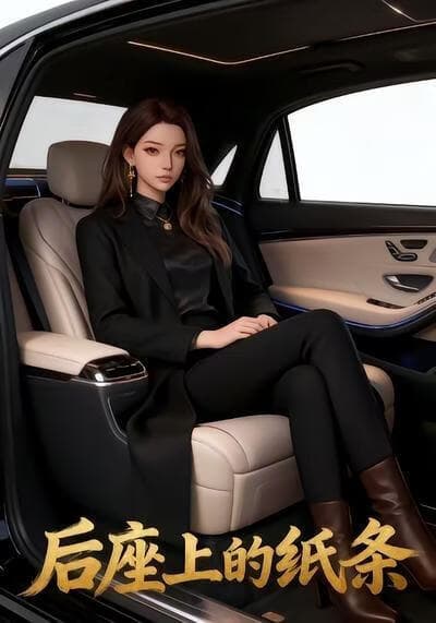 后座上的纸条海报
