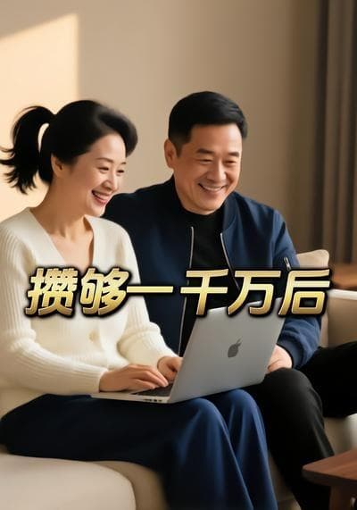 攒够一千万后海报