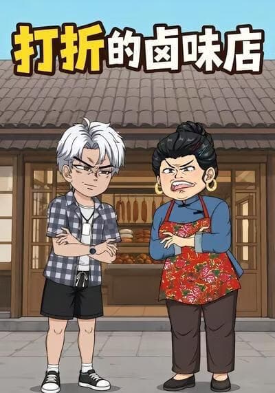 打折的卤味店海报